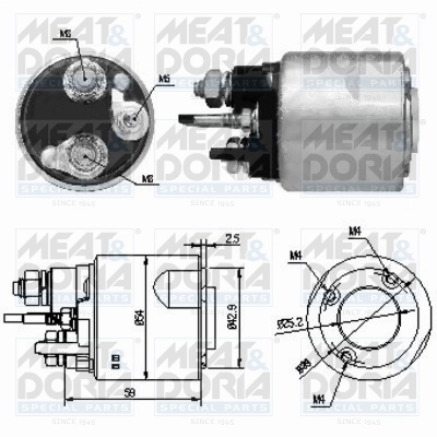 Solenoid electromotor