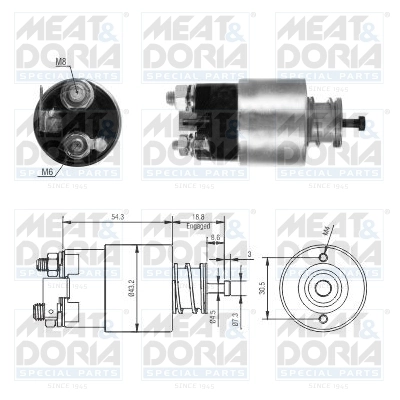 Solenoid electromotor