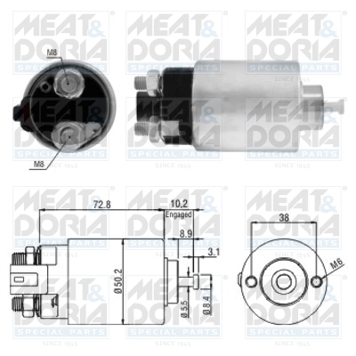 Solenoid electromotor