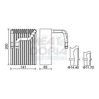 Evaporator aer conditionat