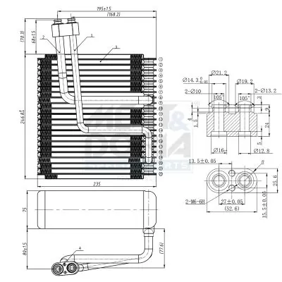 Evaporator aer conditionat