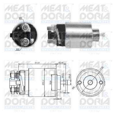 Solenoid electromotor