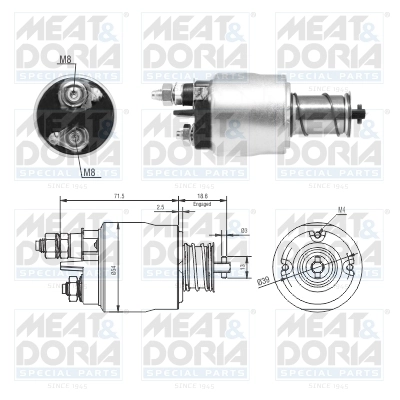 Solenoid electromotor