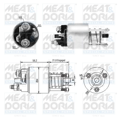 Solenoid electromotor