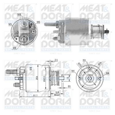 Solenoid electromotor