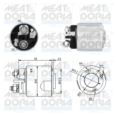 Solenoid, electromotor