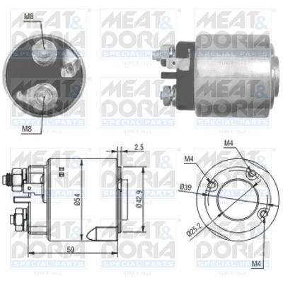 Solenoid electromotor