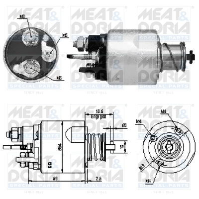 Solenoid, electromotor