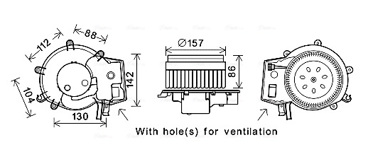 Ventilator habitaclu