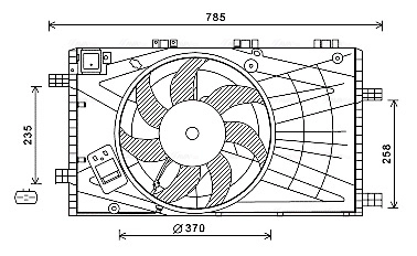 Ventilator radiator racire