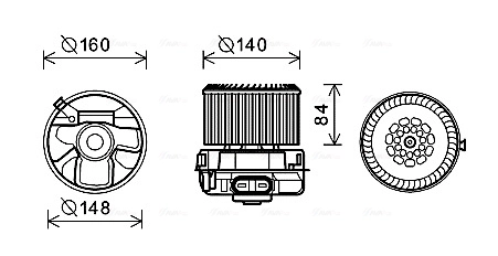 Ventilator habitaclu
