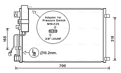 Radiator climatizare