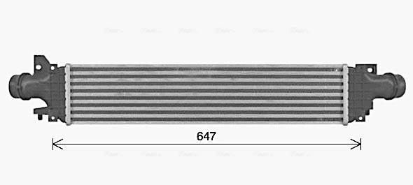 Intercooler, compresor