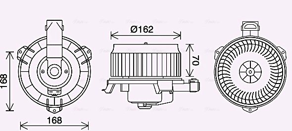 Ventilator habitaclu