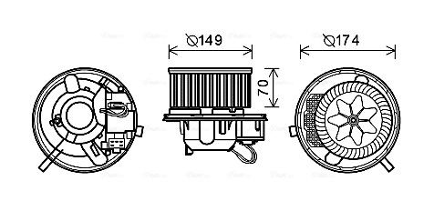 Ventilator habitaclu