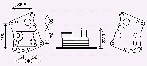 Radiator ulei / termoflot