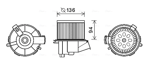 Ventilator habitaclu