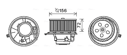 Ventilator habitaclu