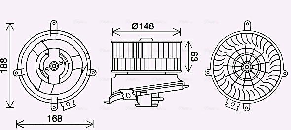 Ventilator habitaclu
