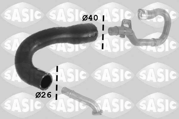 Furtun intercooler/turbo