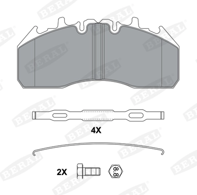 Set placute frana