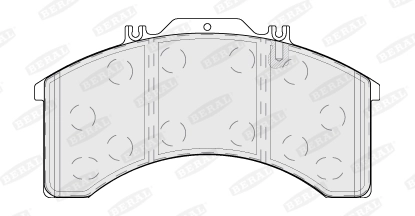 Set placute frana