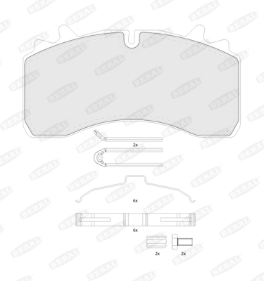 Set placute frana