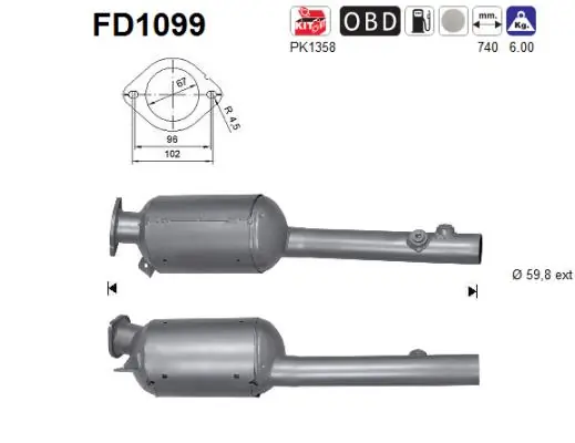 Filtru de particule