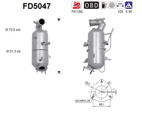 Filtru de particule