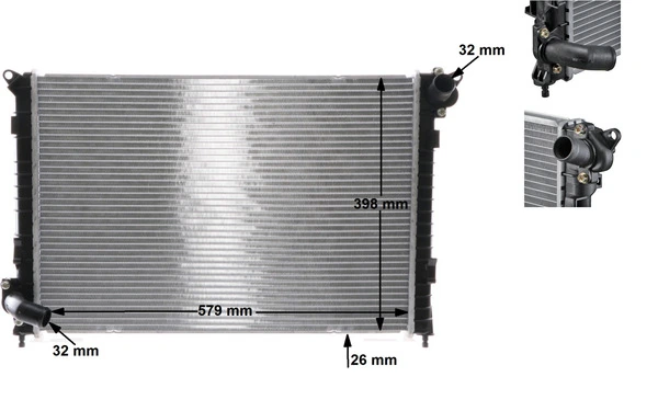 Radiator racire motor