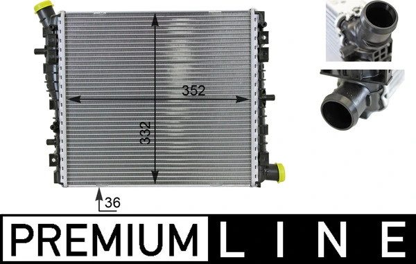 Radiator racire motor