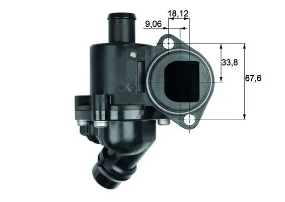 Termostat lichid racire