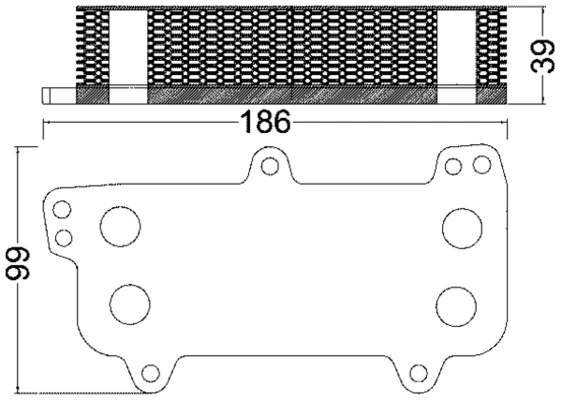 Radiator ulei / termoflot