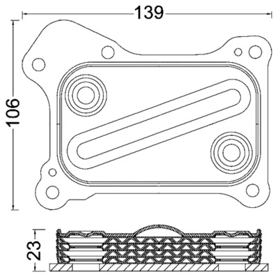 Radiator ulei / termoflot