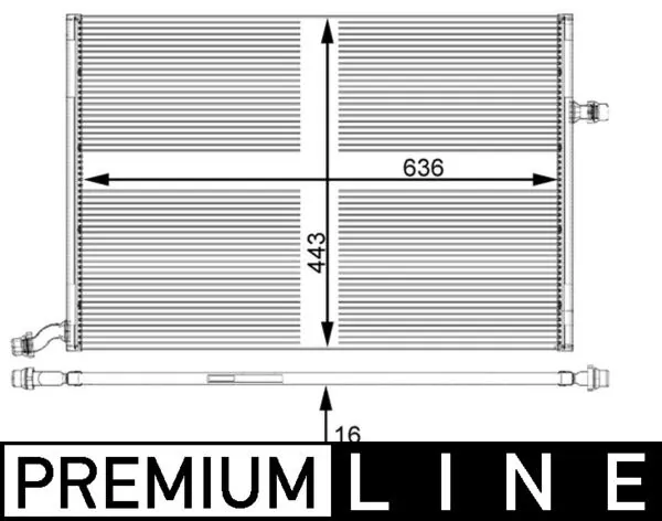 Radiator temperatura scazuta intercooler