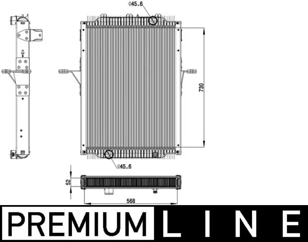 Radiator racire motor