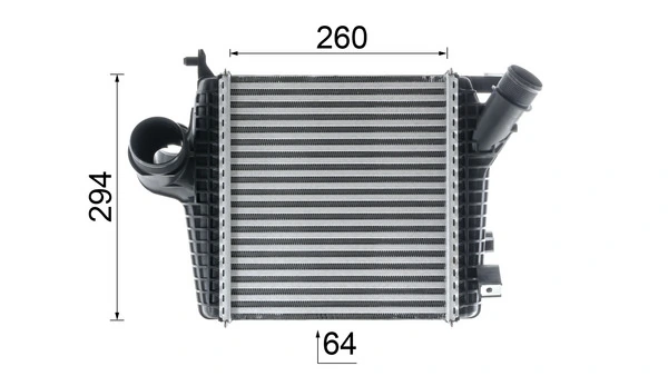 Intercooler, compresor