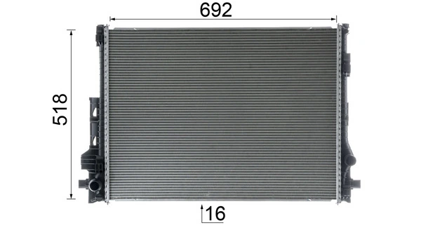 Radiator racire motor