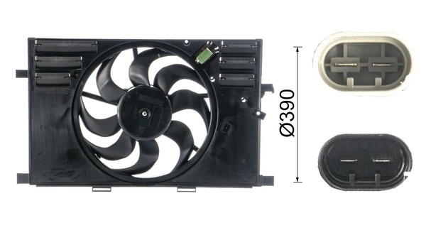 Ventilator, radiator