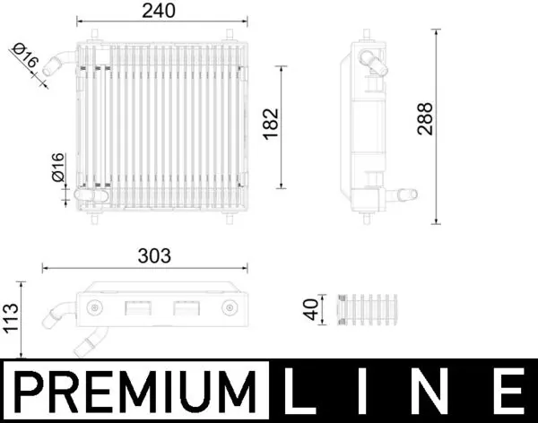 Radiator ulei / termoflot