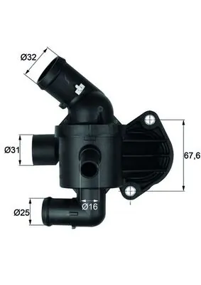 Termostat lichid racire