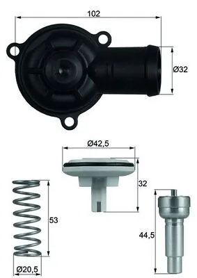 Termostat,lichid racire