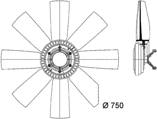 Ventilator radiator racire