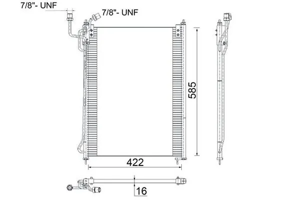 Radiator climatizare