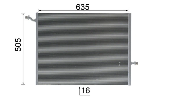 Radiator racire motor