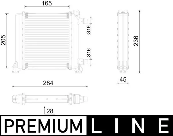 Radiator racire motor