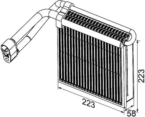 Evaporator aer conditionat