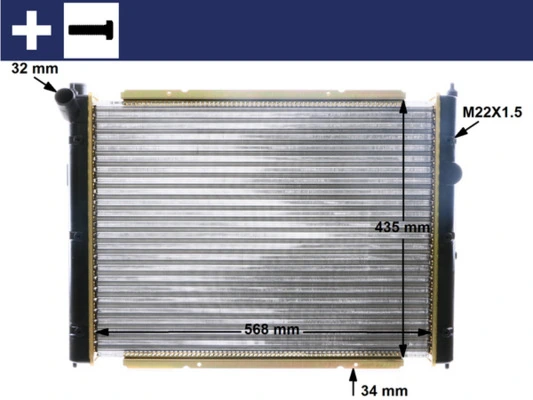 Radiator racire motor