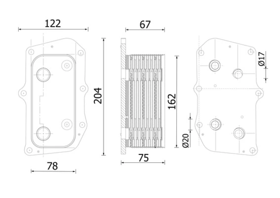 Radiator ulei, ulei motor