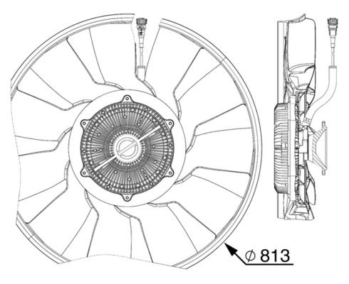 Ventilator, radiator
